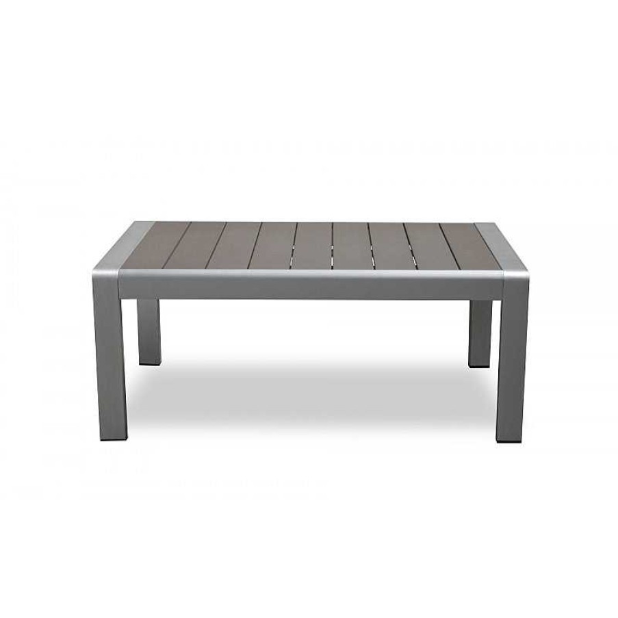 Jardin meubles moss | Table Basse De Jardin Structure Aluminium - Orolo Taupe