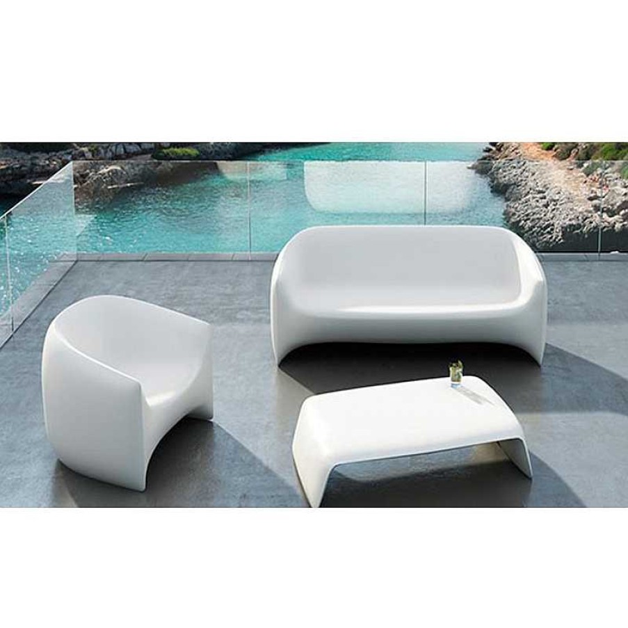 Jardin meubles moss | Canap En Poly Thyl Ne Design Vondom - Blow Blanc