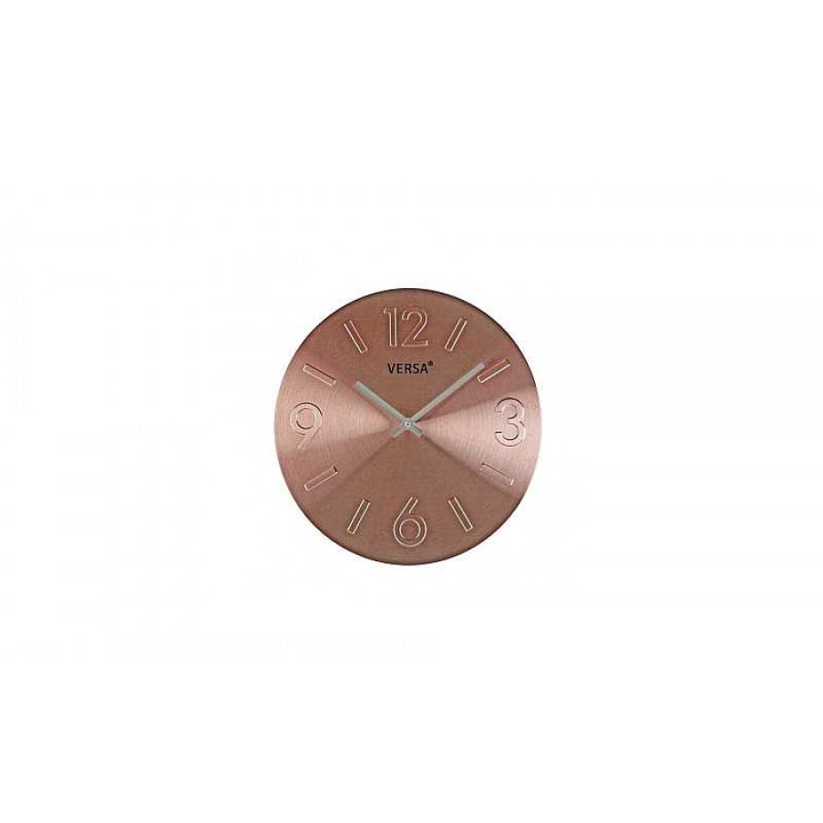 D Coration meubles moss | Horloge Cuivre 35.5 Cm - Alton