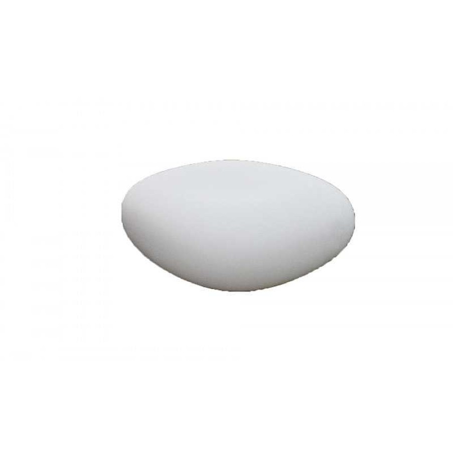 Jardin meubles moss | Table Basse / Pouf Design Slide - Chubby Low Blanc