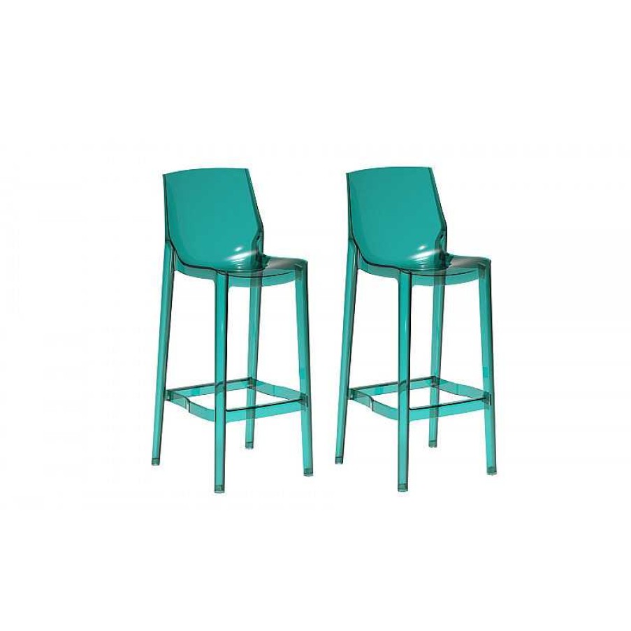 S Jour meubles moss | Tabouret De Cuisine En Plexi - Storc 65Cm Vert