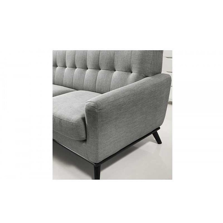 Salon meubles moss | Salon En Tissu Avec Canap 3 Places + 2 Pl + Fauteuil - Stockolm Gris