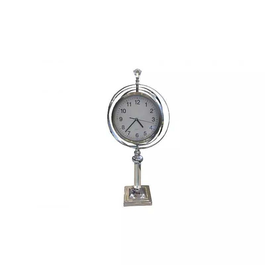 D Coration meubles moss | Horloge A Poser Sur Pied Chrom E - Bigben