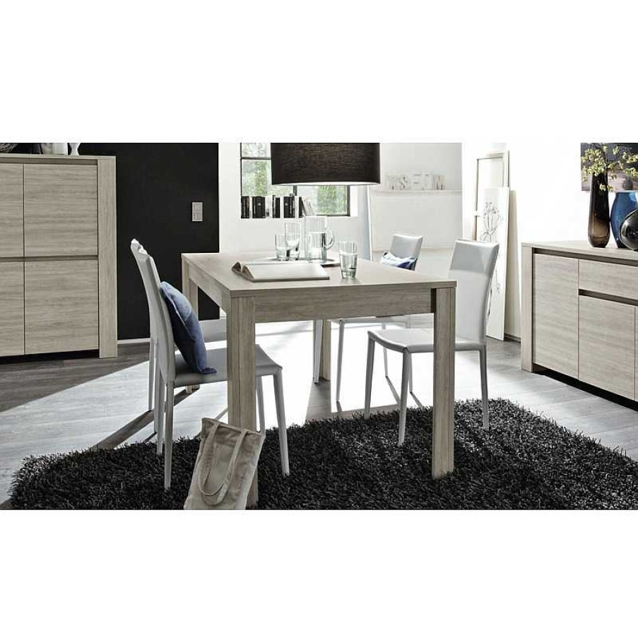 S Jour meubles moss | Table Diner Rectangulaire En Bois - Eblano Bois Clair 1