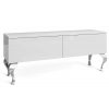 Salon meubles moss | Meuble Tv Laqu 2 Tiroirs Style Baroque - Betty 140Cm Blanc