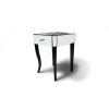 Chambre meubles moss | Aladino - Table D'Appoint Design Ou Chevet Miroir Argent