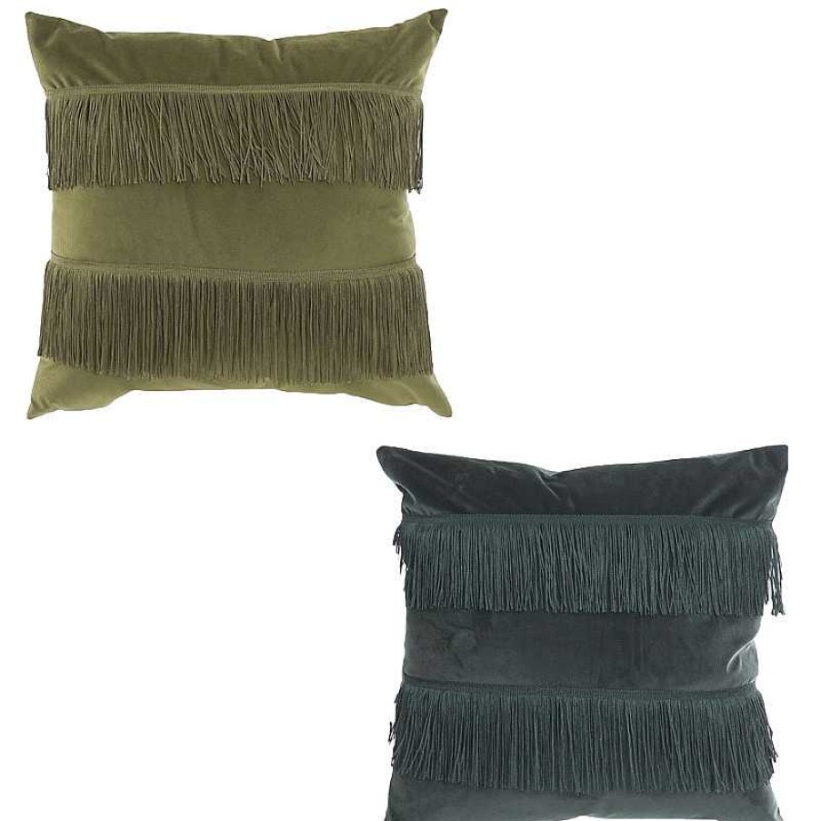 D Coration meubles moss | Lot De 2 Coussins Polyester 45 X 45 Cm - Delhi