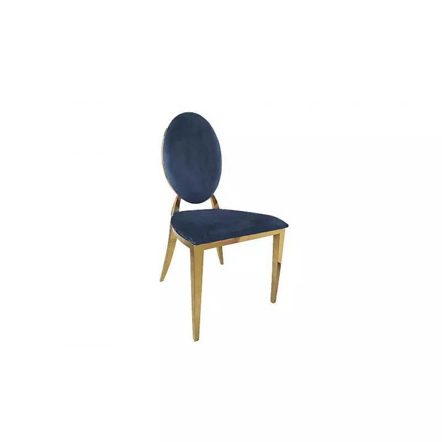 S Jour meubles moss | Chaise Dor E M Daillon Velours Style Baroque - Palmyr Velours Dor Bleu