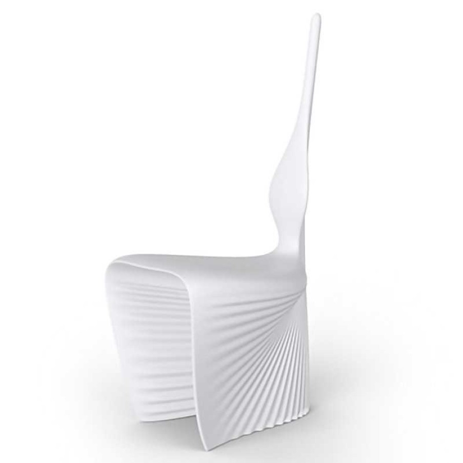 Jardin meubles moss | Chaise Contemporaine En Poly Thyl Ne Design Vondom - Biophilia Blanc