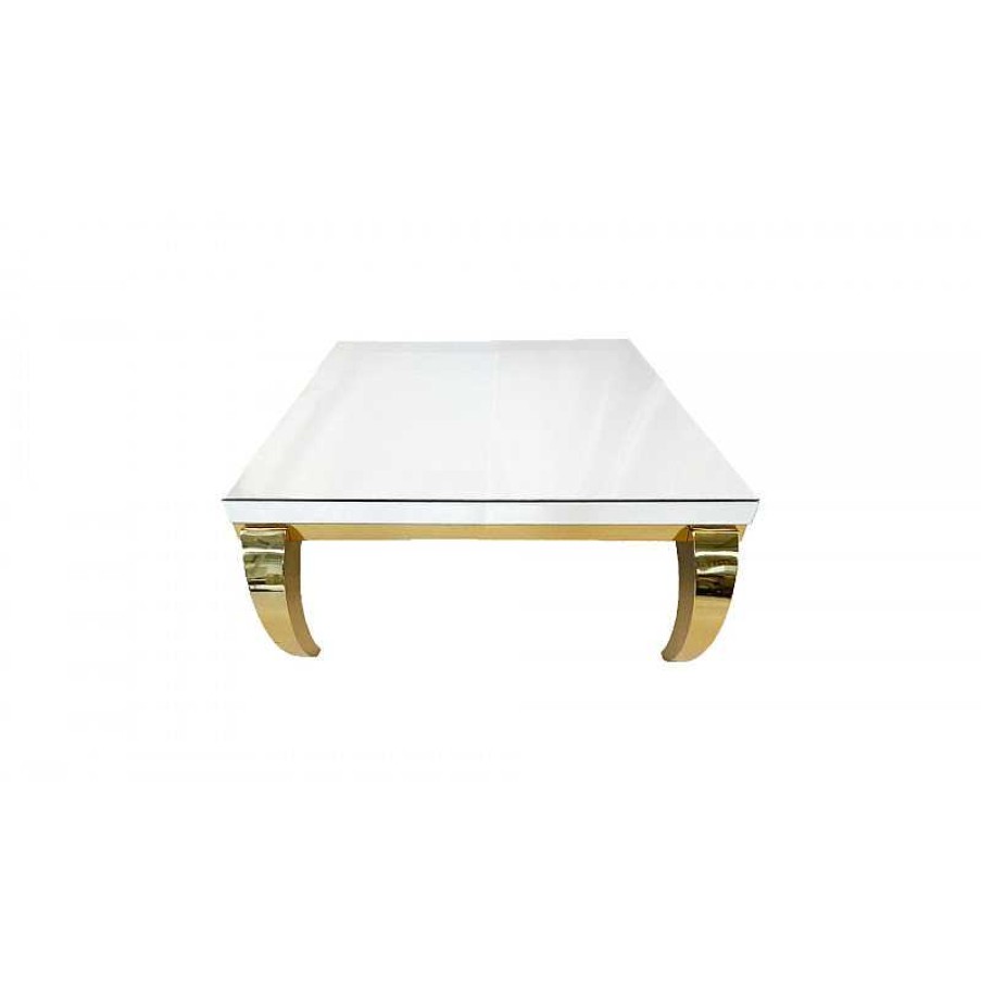 Salon meubles moss | Table Basse Miroir Carr E - Raven Dor E 110X110 Argent