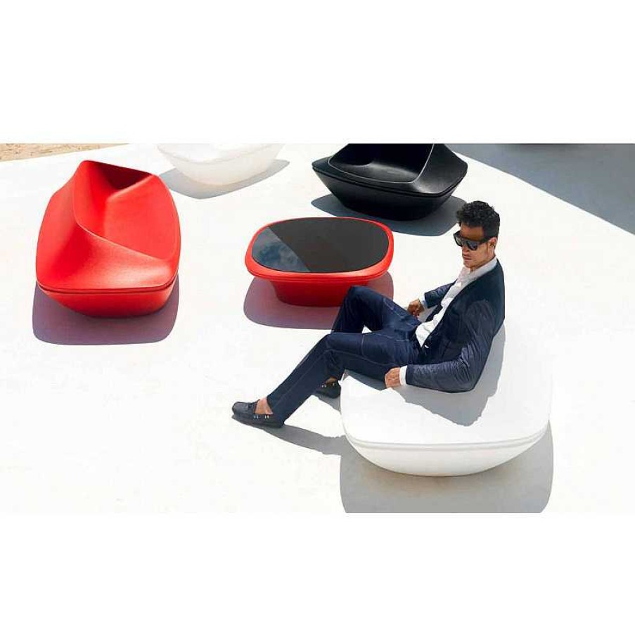 Jardin meubles moss | Canap Contemporain En Poly Thyl Ne Design Vondom - Ufo Blanc