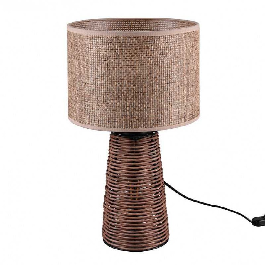 D Coration meubles moss | Lampe A Poser Maillage Brun - Straw