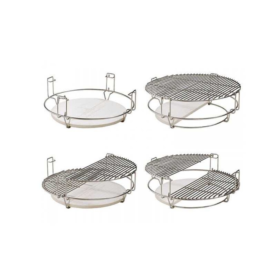 Cuisine Ext Rieure meubles moss | Grille Multi Fonction Pour Kamado Hibachi 24 Diam 52