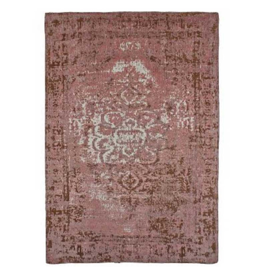 Salon meubles moss | Tapis Vintage - Jacquard 160X200Cm Rouge