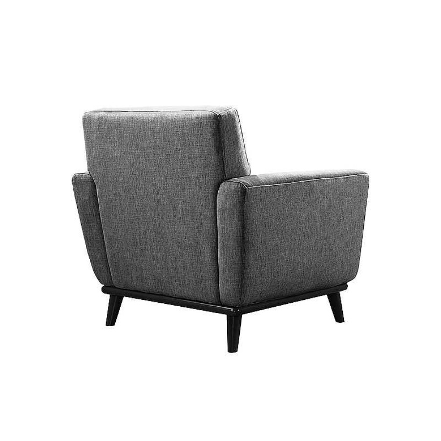 Salon meubles moss | Fauteuil Capitonn Style Scandinave En Tissu - Stockolm Anthracite