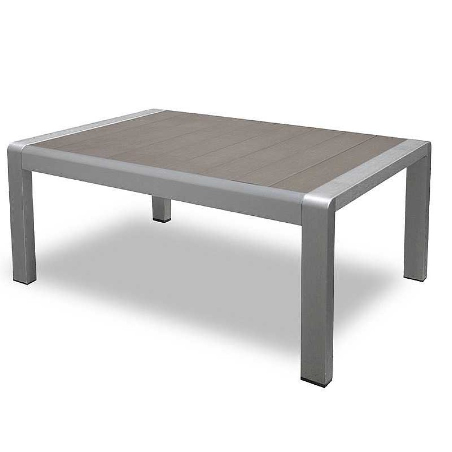 Jardin meubles moss | Table Basse De Jardin Structure Aluminium - Orolo Taupe