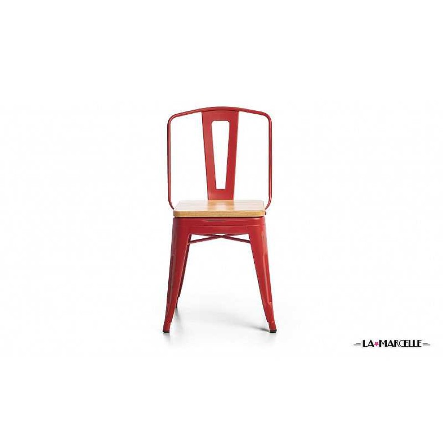 S Jour meubles moss | Chaise T Le Design Industriel L'Unit - La Marcelle Rouge