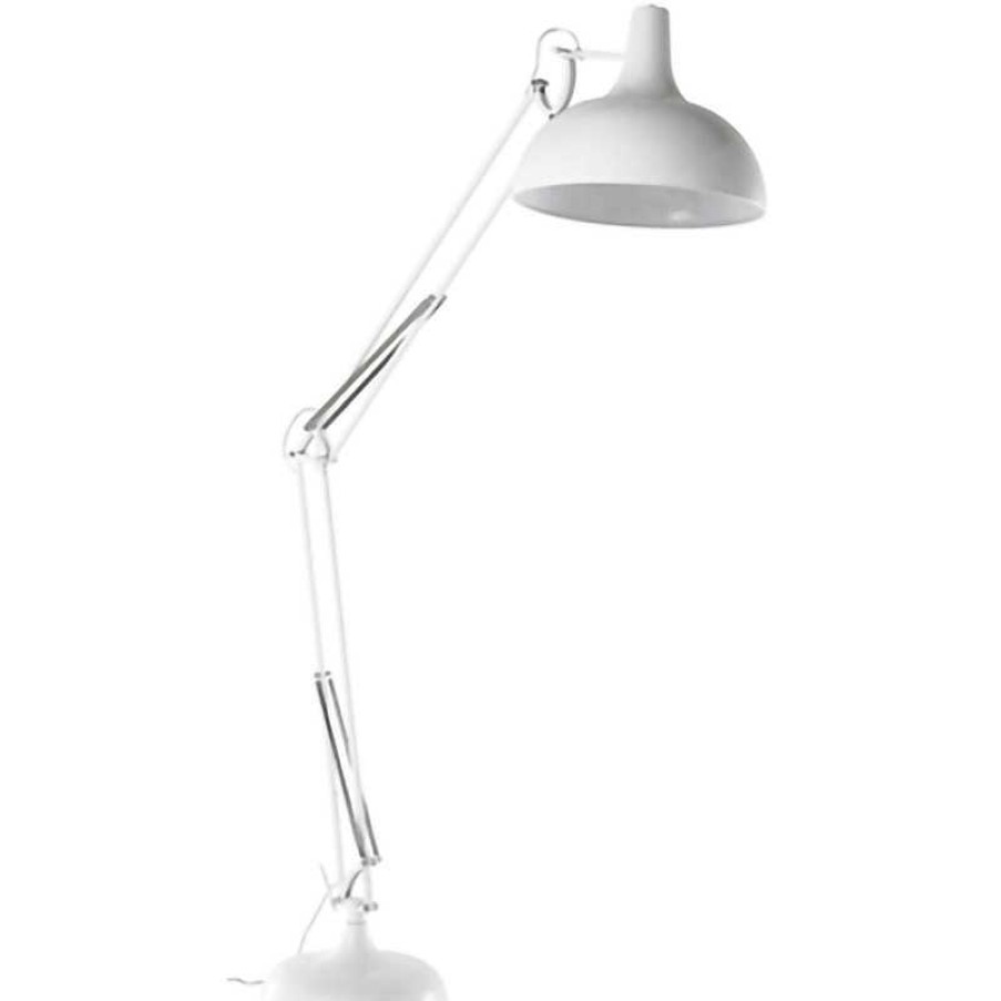 D Coration meubles moss | Grande Lampe D'Atelier Vintage Office Blanche