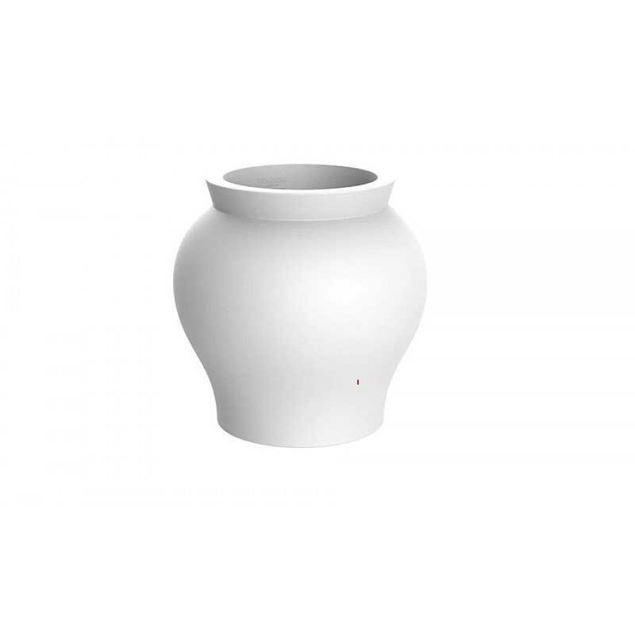 Jardin meubles moss | Pot De Fleur Contemporain Vondom - Venus 120 Cm Blanc