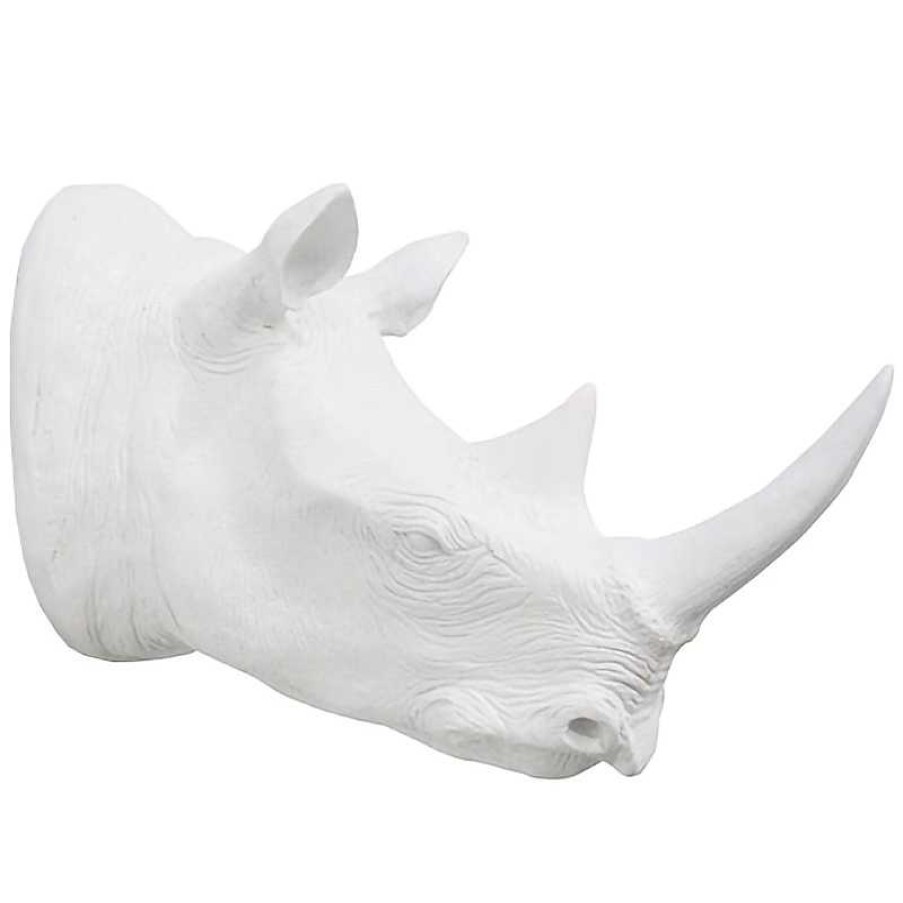 D Coration meubles moss | Rhino - Statue T Te De Rhinoc Ros Design