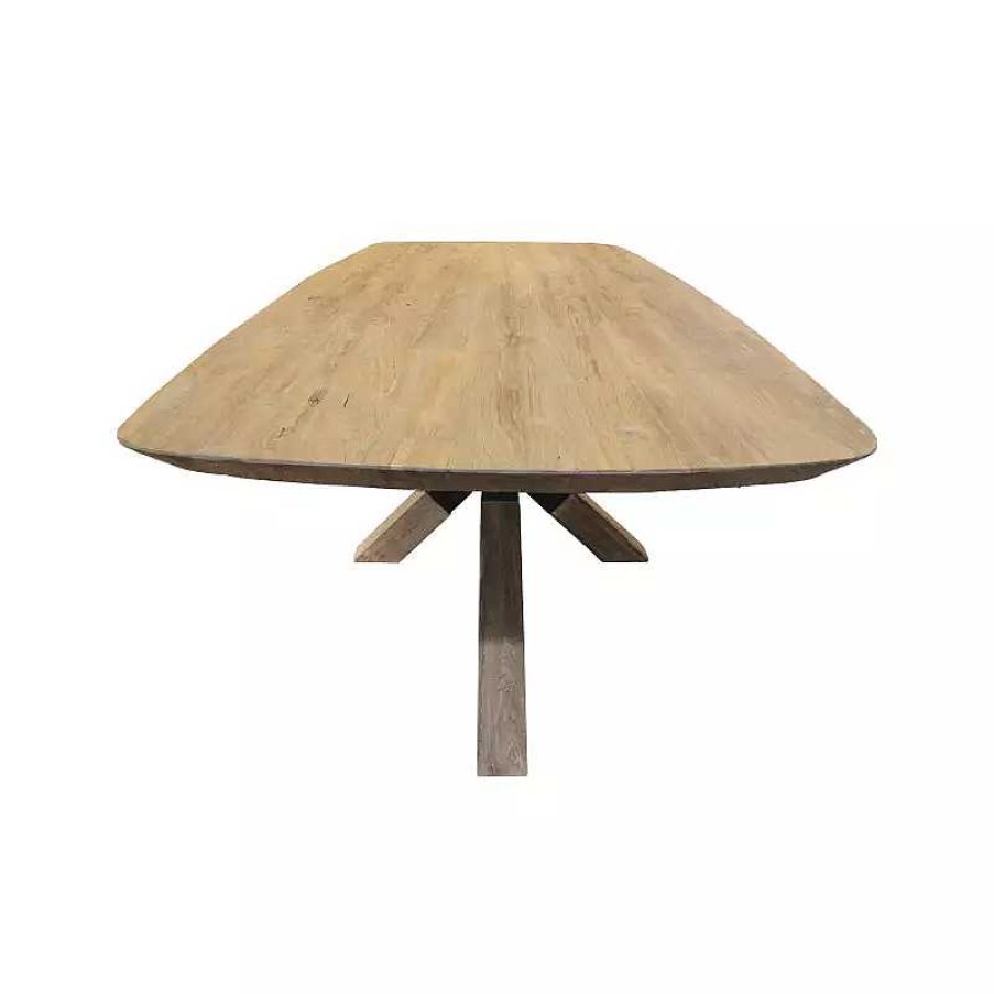 S Jour meubles moss | Table De Salle Manger En Bois De Teck Recycl - Loreta 250X110 Bois Clair 1