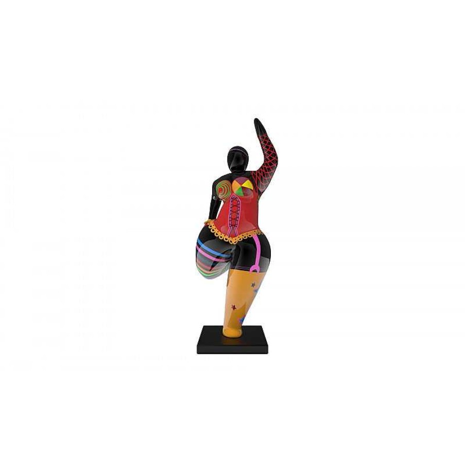 D Coration meubles moss | Statue Ext Rieure Ronde Femme Multicolore - Juanita