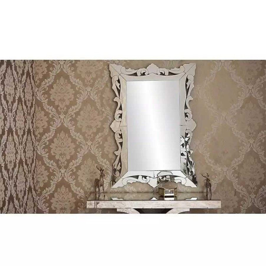 Salon meubles moss | Miroir De Style Baroque - Altesso 120Cm