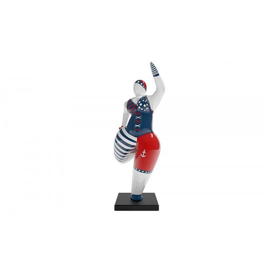 D Coration meubles moss | Statue Ronde Femme Multicolore Int Rieure/Ext Rieure- Margaux