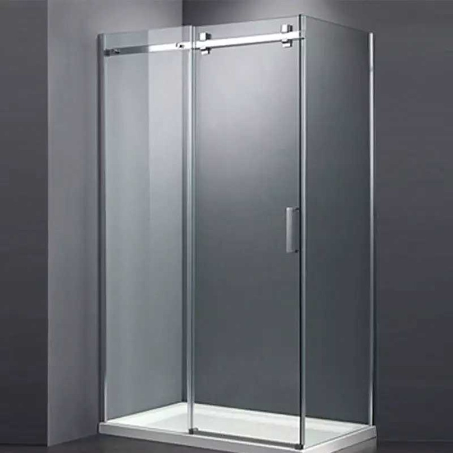 Salle De Bain meubles moss | Paroi Verre Douche 140 Cm Avec Porte Coulissante - Carola