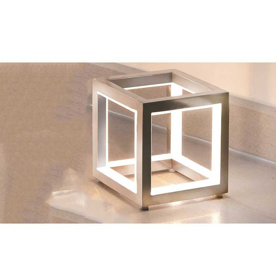 D Coration meubles moss | Lampe Led Cube Poser Design De Sompex - Delux