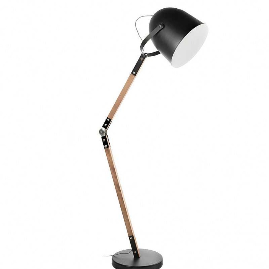 D Coration meubles moss | Lampadaire Style Industriel M Tal Noir - Sortland