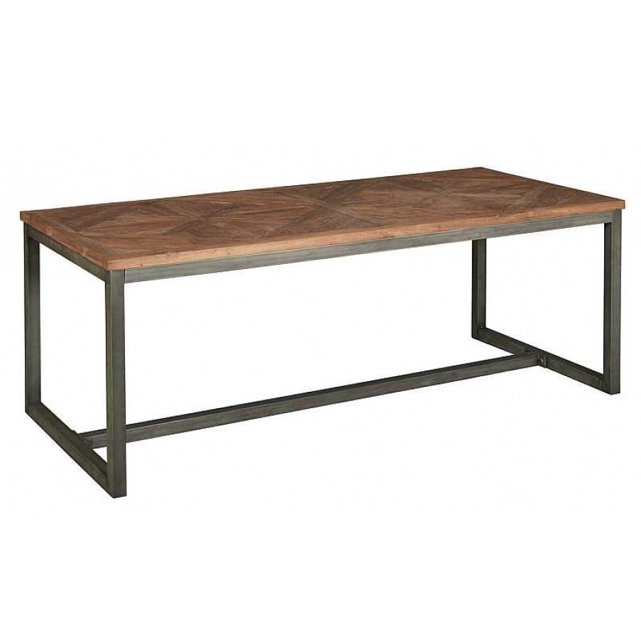 S Jour meubles moss | Table De Salle Manger Style Industriel En Bois - Kingdom 220X100 Bois Clair 1