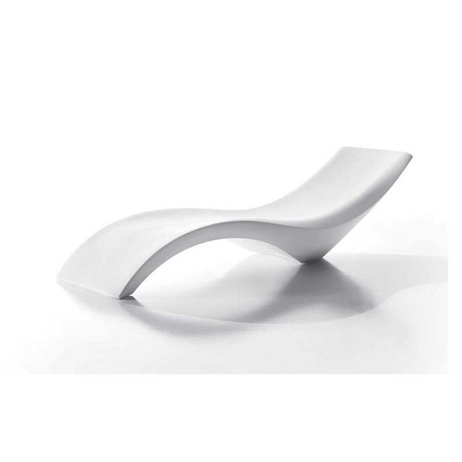 Jardin meubles moss | Chaise Longue Bain De Soleil Myyour - Clo Blanc