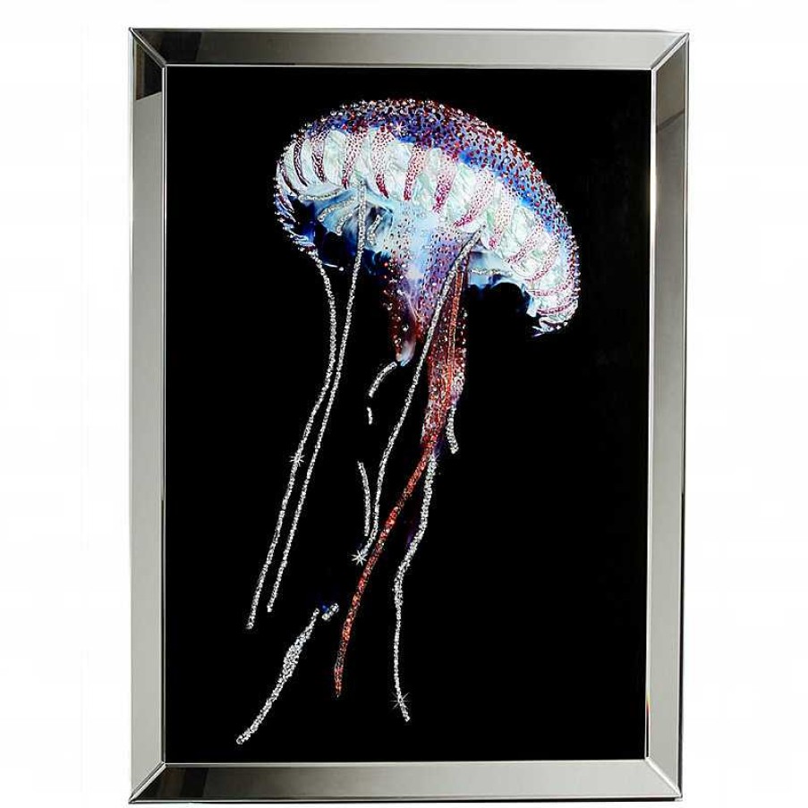 Salon meubles moss | Tableau Miroir Design Avec M Duse 80 X 60 Cm - Meduse