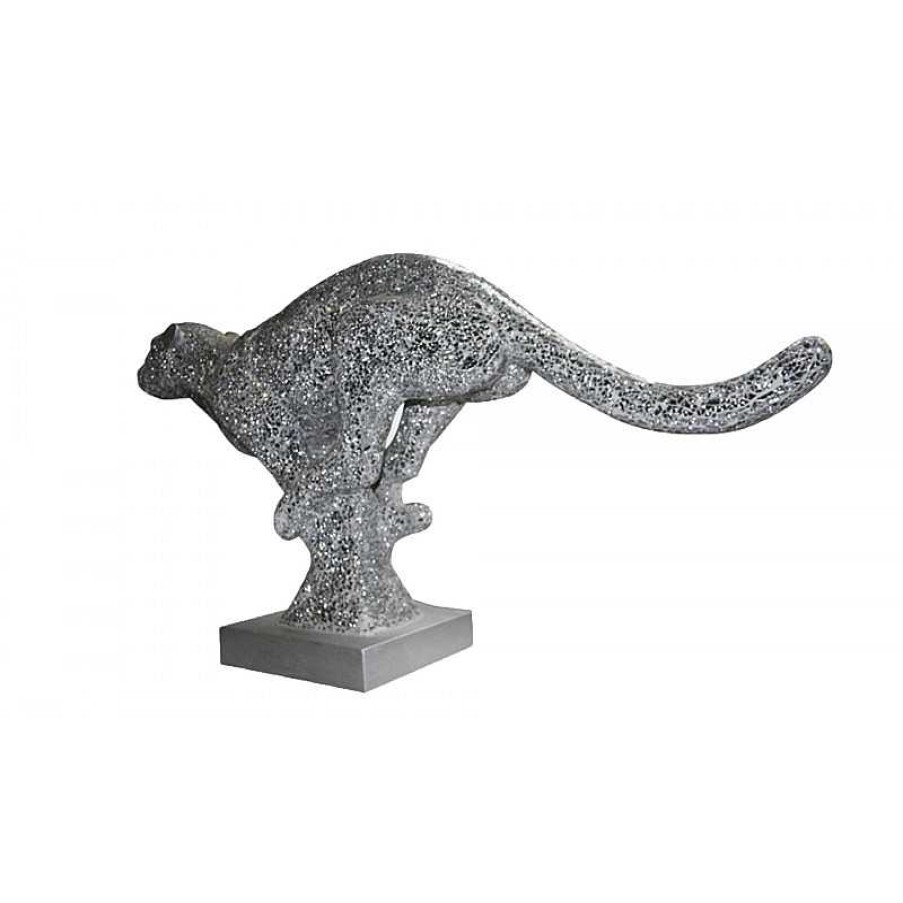 D Coration meubles moss | Panther - Statue R Sine Argent