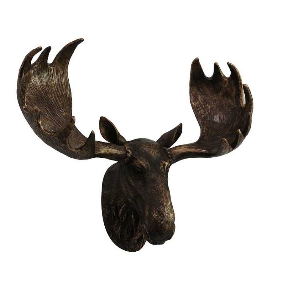 D Coration meubles moss | Elk - Statue Design T Te D' Lan