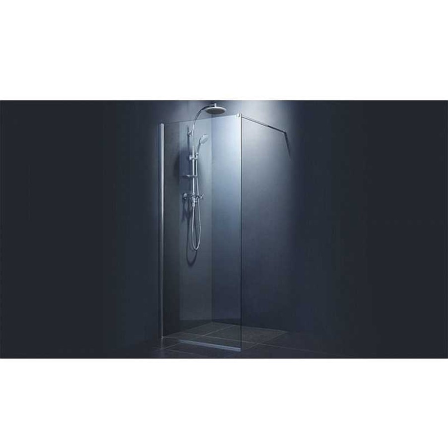 Salle De Bain meubles moss | Paroi De Douche 80 Cm R Glable En Largeur - Luna