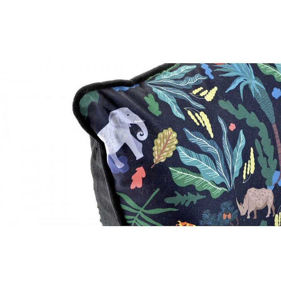 D Coration meubles moss | Coussin Polyester Multicolore 45 X 45 Cm 430Gr - Jungle