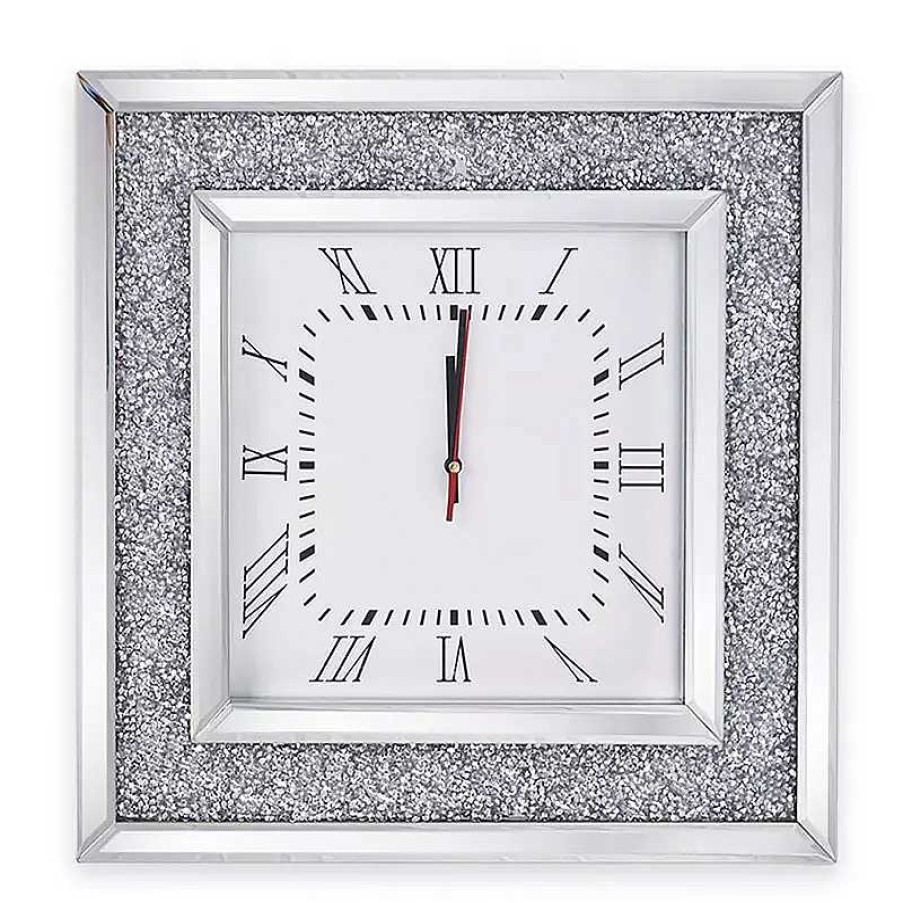 D Coration meubles moss | Horloge Miroir Et Strass - Manihi