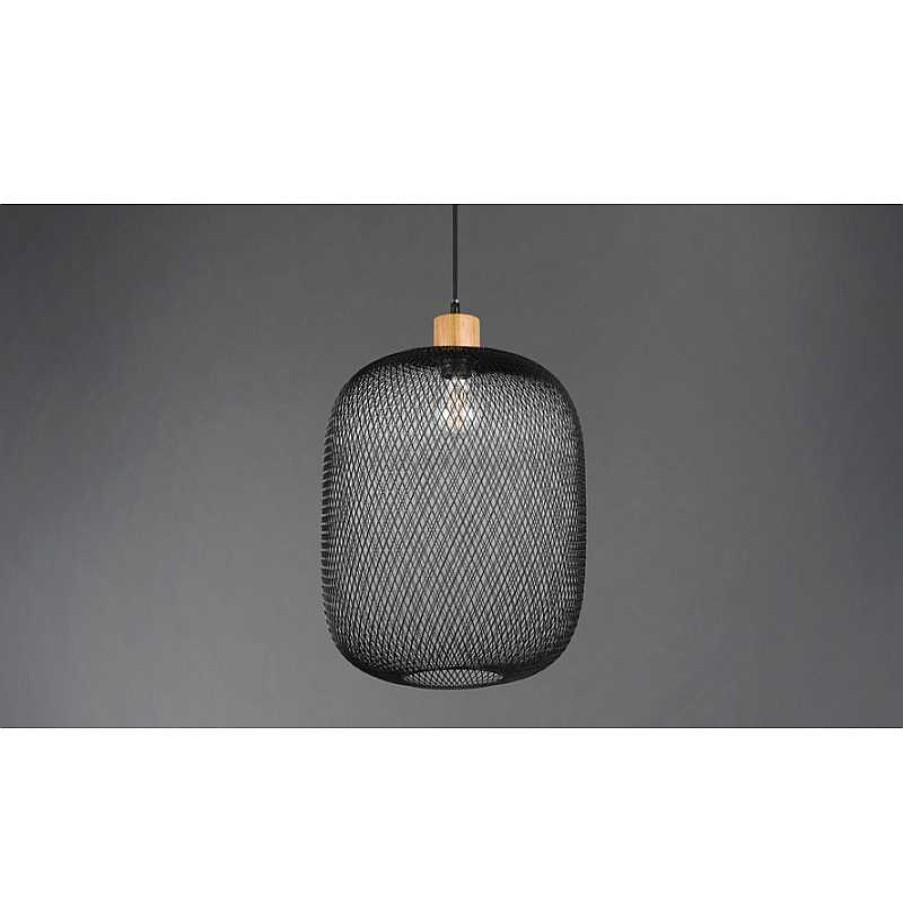 D Coration meubles moss | Calimero - Suspension En M Tal Noir Mat