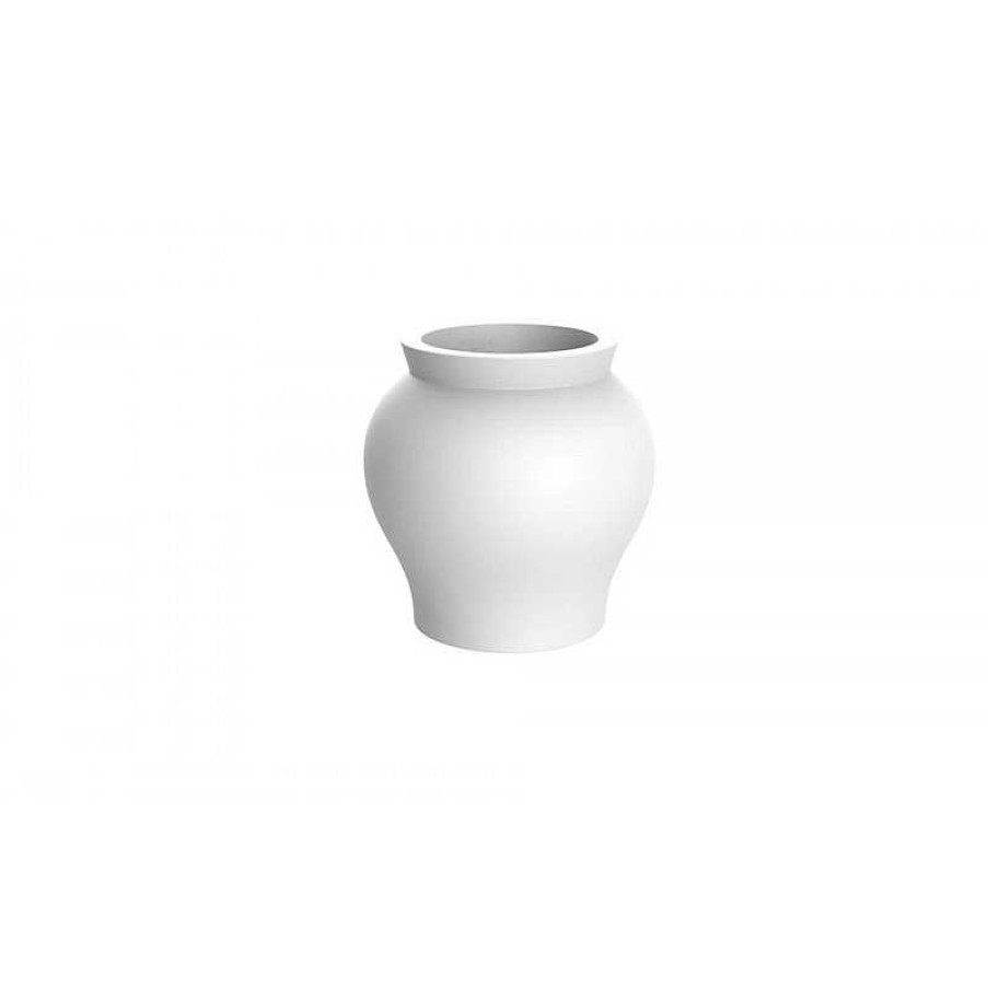 Jardin meubles moss | Pot De Fleur Contemporain Vondom - Venus 60 Cm Blanc