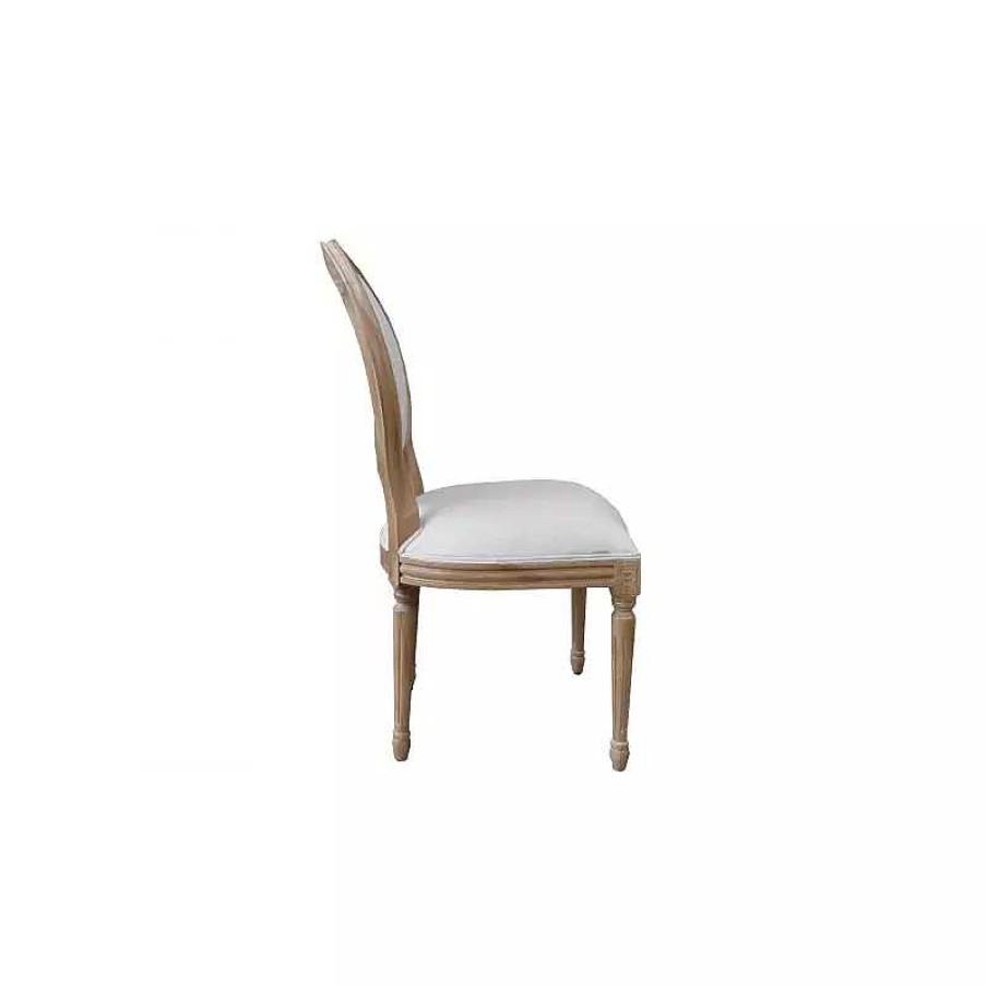 S Jour meubles moss | Chaise M Daillon Louis Xvi Rev Tement Tissu - Vienna Beige