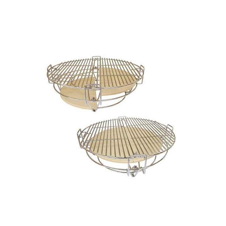 Cuisine Ext Rieure meubles moss | Grille Multi Fonction Pour Kamado Hibachi 24 Diam 52