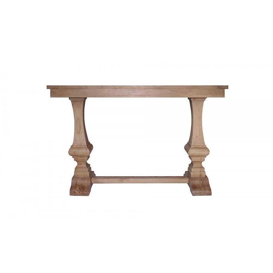 Salon meubles moss | Console Monast Re Bois Massif - Avignon 130Cm Bois Clair 1