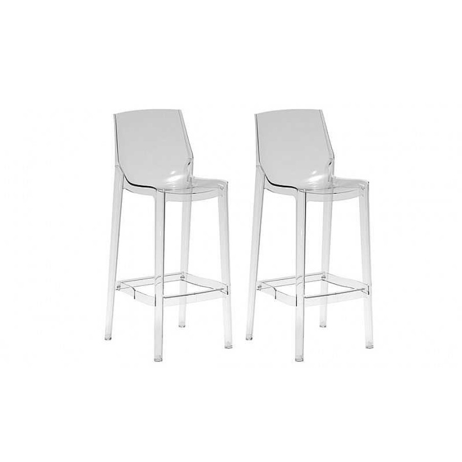 S Jour meubles moss | Tabouret De Bar En Plexi - Storc 75Cm Transparent