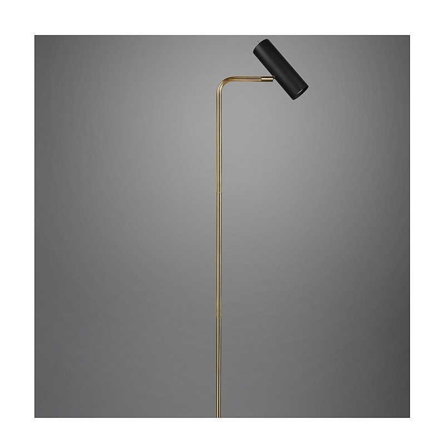 D Coration meubles moss | Lampadaire Design En M Tal Laiton Mat - Marley