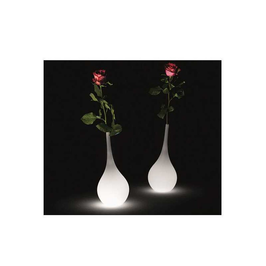 D Coration meubles moss | Vase Lumineux Ext Rieur Led Rgbw Poly Thyl Ne Myyour - Ampoule S